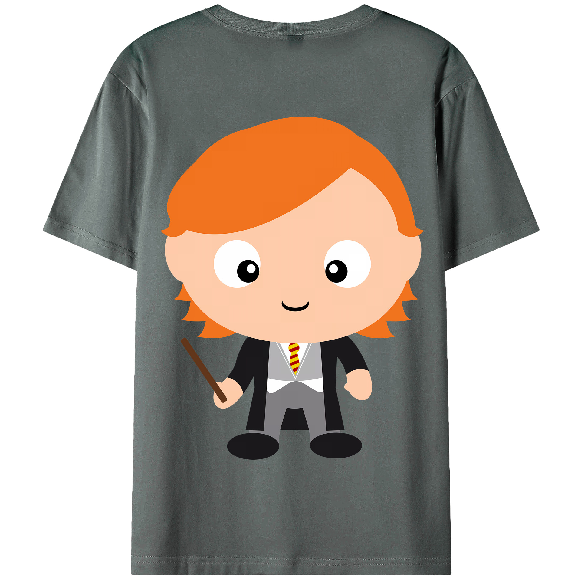 （画像用） Harry Potter ハリー・ポッターシリーズ 綿100％半袖Tシャツ（背面プリント）